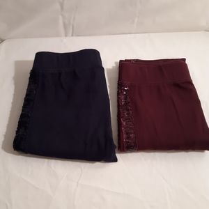 2 American Eagle hi rise leggings size Small